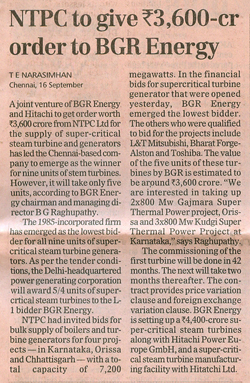 Business Standard, Dated: 16.09.2011