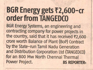 Business Standard, Dated: 02.11.2016