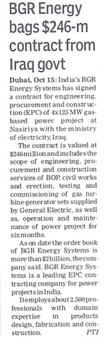 The Financial Express, Dated: 16.10.2013